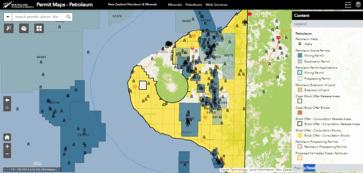 NZPAM petroleum map 13Aug23